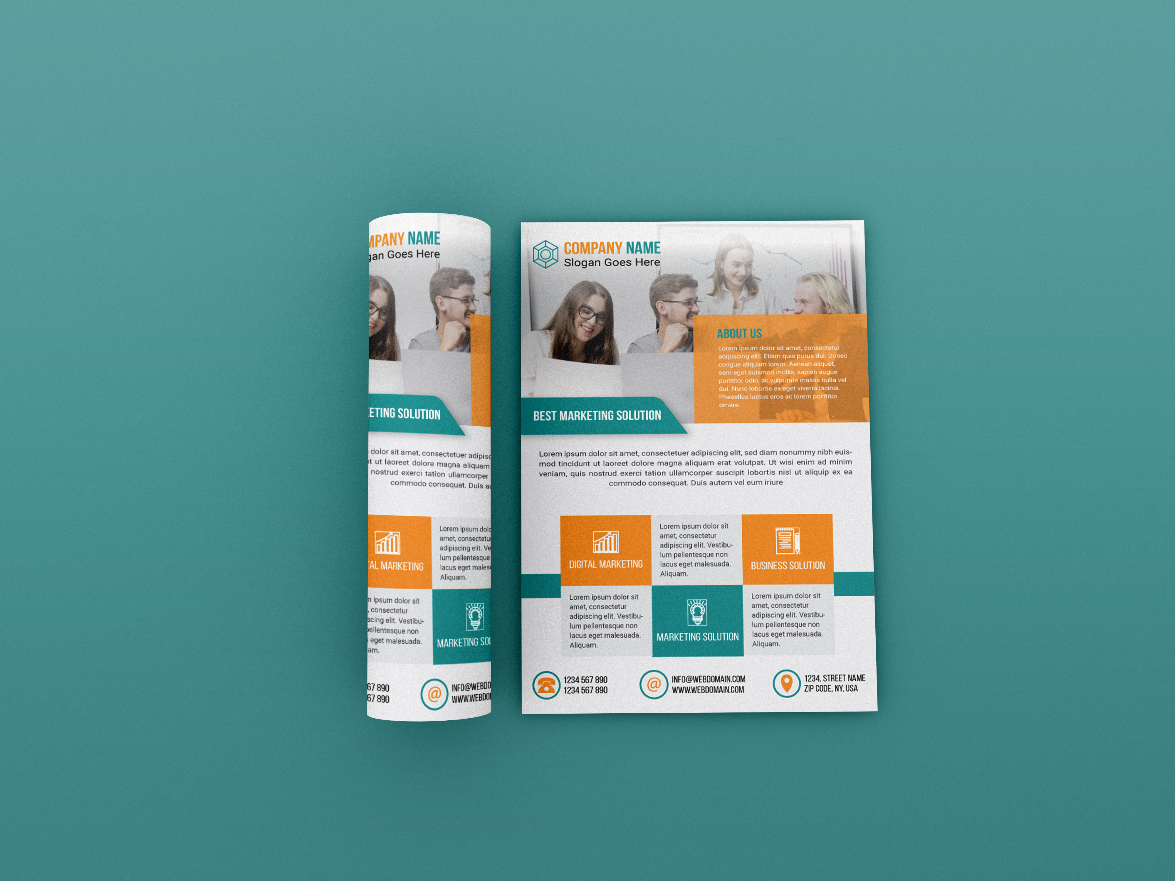 Marketing Flyer By Saifullah Muhammad Tareq On Dribbble