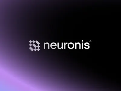 Neuronis AI ai artificial inteligence brand collateral brand identity brand messaging brand strategy branding design logo identity logo logo design mark negative space neural link symbol