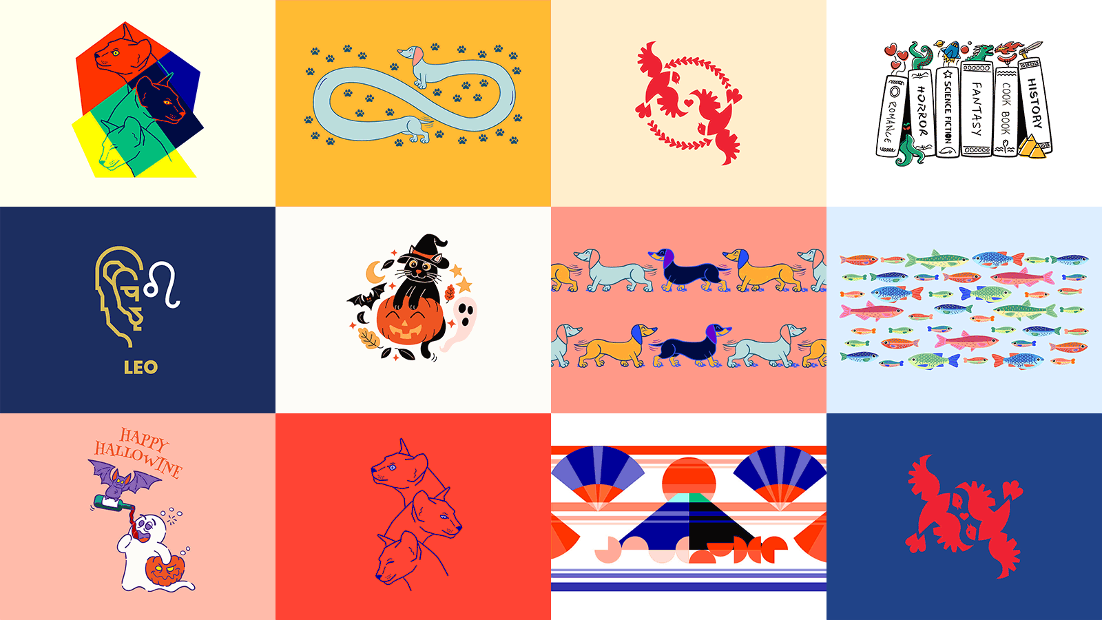 Animated GIF Intro for a portfolio project