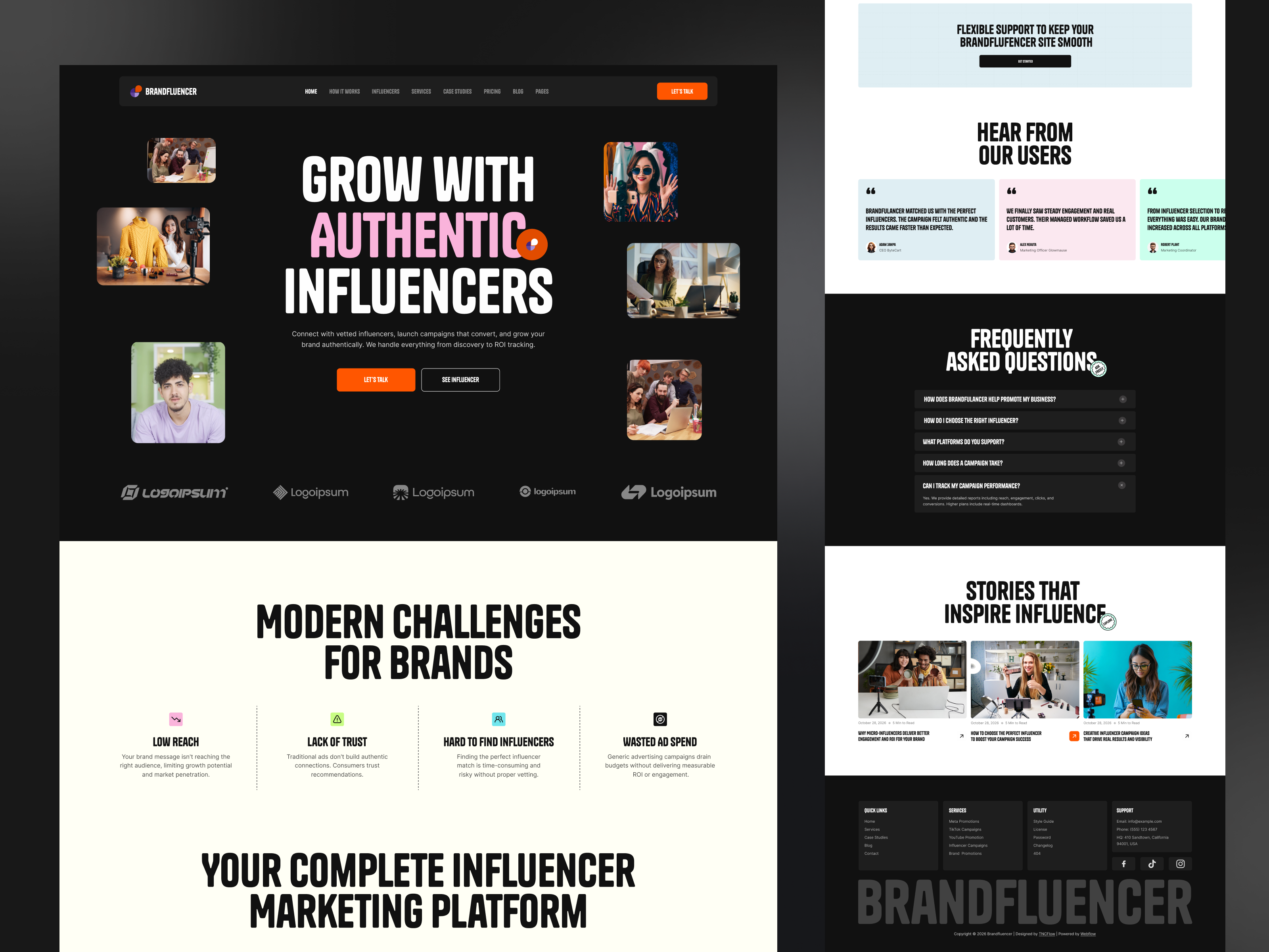 Example of Website Redesign