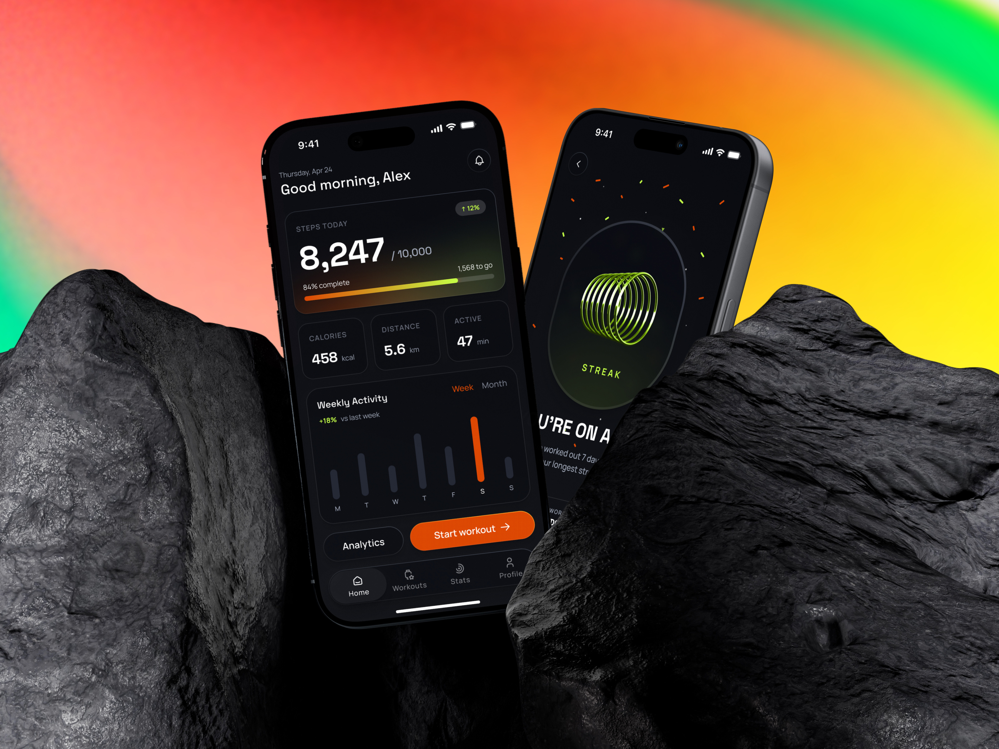 Sport Tracking App UI/UX Design