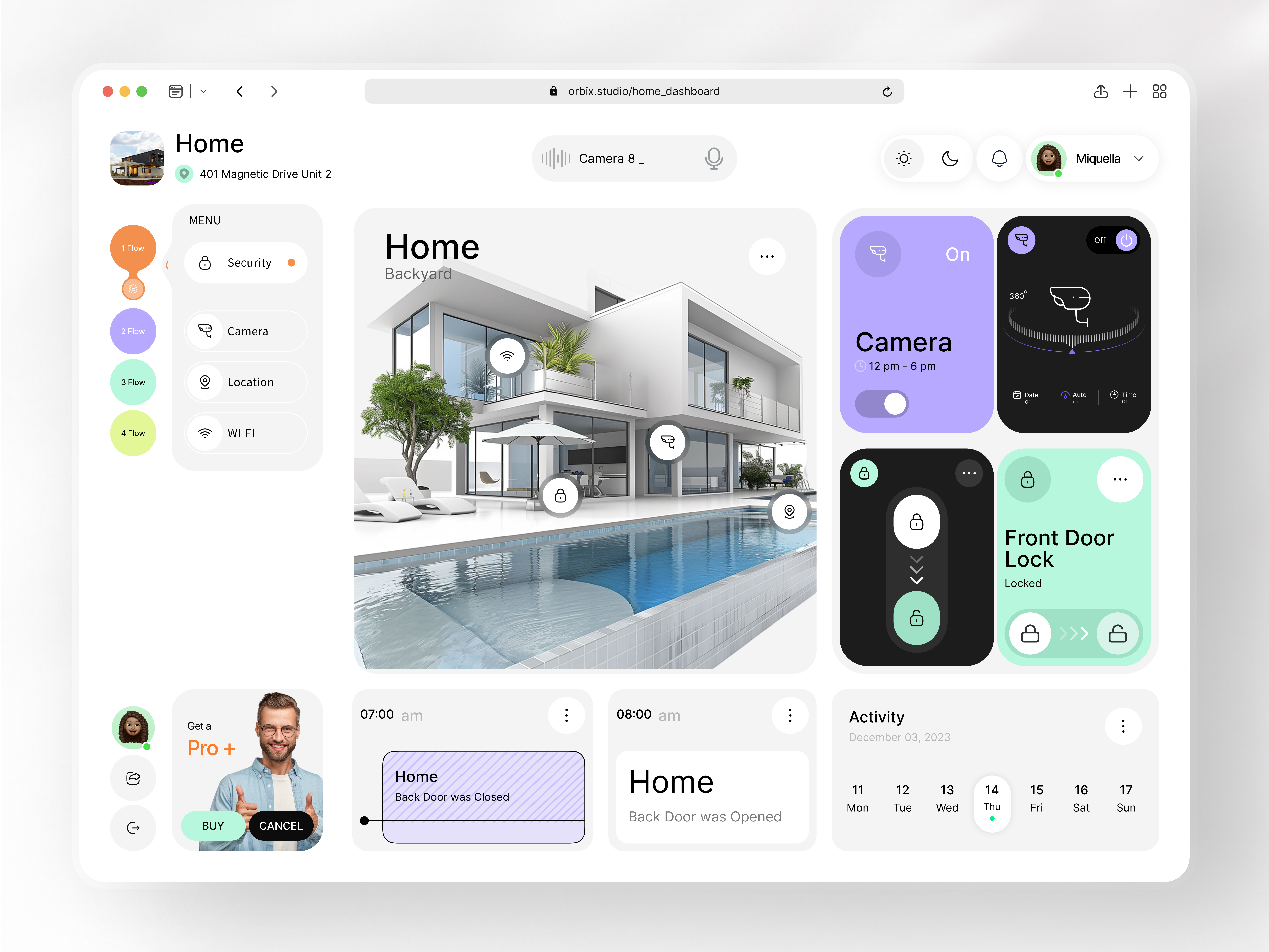 Smart Home Security and Automation Dashboard Design admin panel analytics dashboard clean ui dashboard ui data visualization figma finance dashboard minimal ui product design property management real estate dashboard saas dashboard sales analytics ui design uiux web app web design
