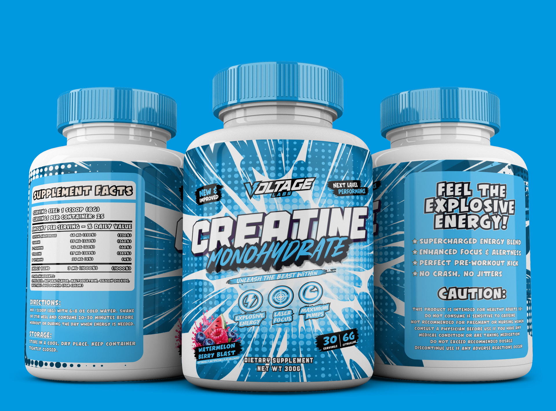 Professional Gym Supplement Packaging & Label Design -Creatine bottle design creatine creatine design creatine supplement creatine supplement design food packaging jar design label label design packaging packaging design product label supplement supplement bottle design supplement jar design supplement label supplement label design supplement packaging supplement packaging design supplements