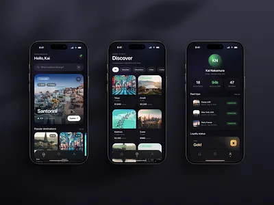 Tailored Travel App UI – Discover Your Next Destination 3d branding design graphic design illustration logo productdesign ui user experience user interface ux vector