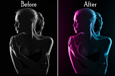 Dual Light Effect in Photoshop adobe photoshope colorise digital art dul light effect editing editorial graphic design photo editing photoshop