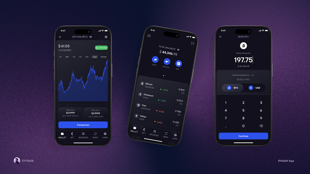 Wallet App Design Image 1