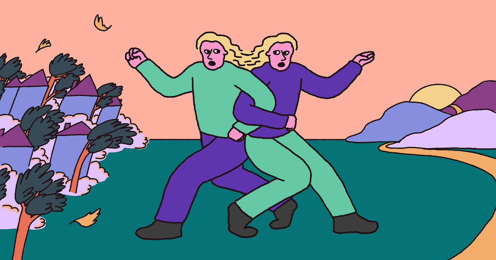 We Know These Winds editorial illustration