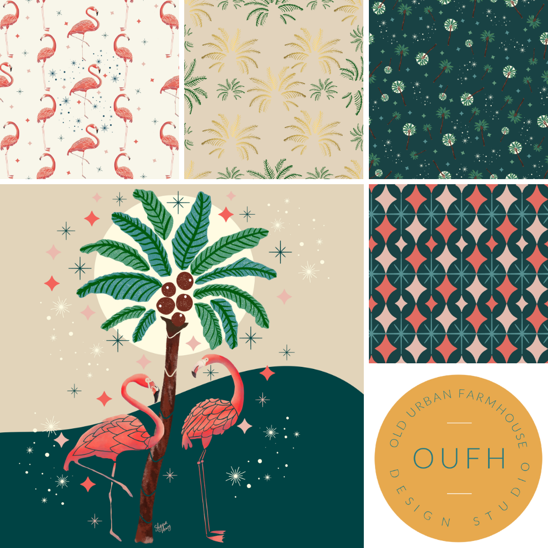 Palm Springs Mid-Century Modern Desert Collection - Teal