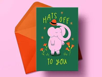 Kudoboard | Greeting card artwork colorful design digital illustration graphic design greeting card illustration illustrator vector work work office