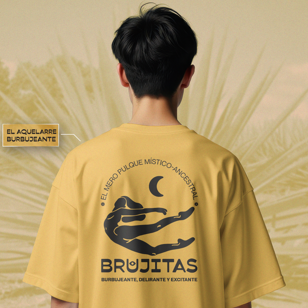 Brujitas, tee branding design graphic design illustration lettering