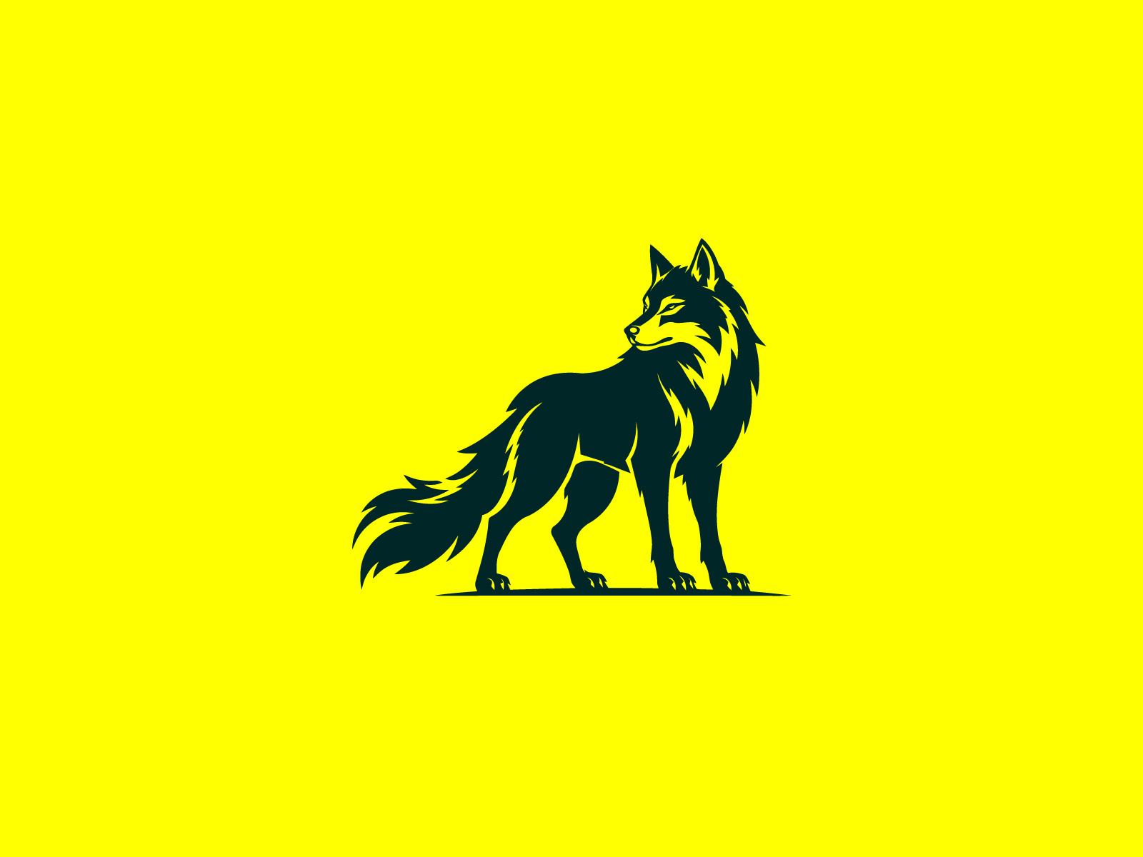 Wild Wolf Logo For Sale. animals company graphic design minimal minimalis modern powerpoint symbols typography vector visual identity wild wolf wolf angry wolf logo wolf minimal logo wolf sale zoo