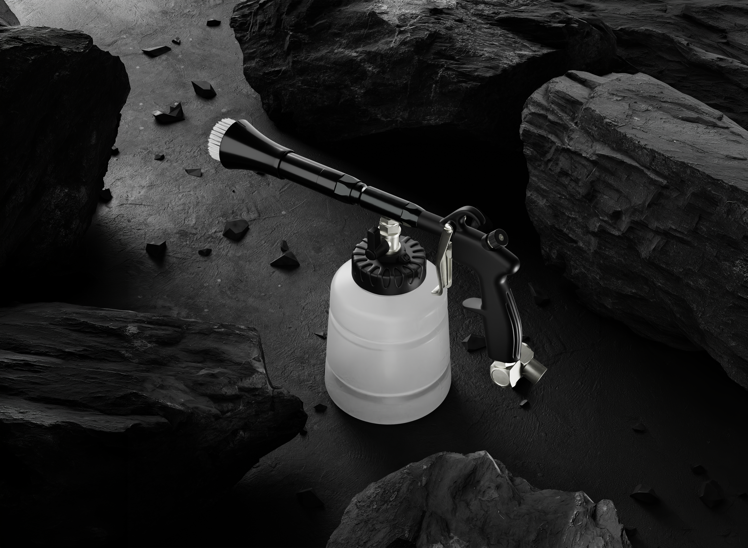 Performance Cleaning Gun 3d 3d material 3d mockup 3d model 3d modeling 3d visual amazon listing branding industrial cgi industrial product material rendering premium cgi product advertising product branding product development product engineering product visualization visual direction