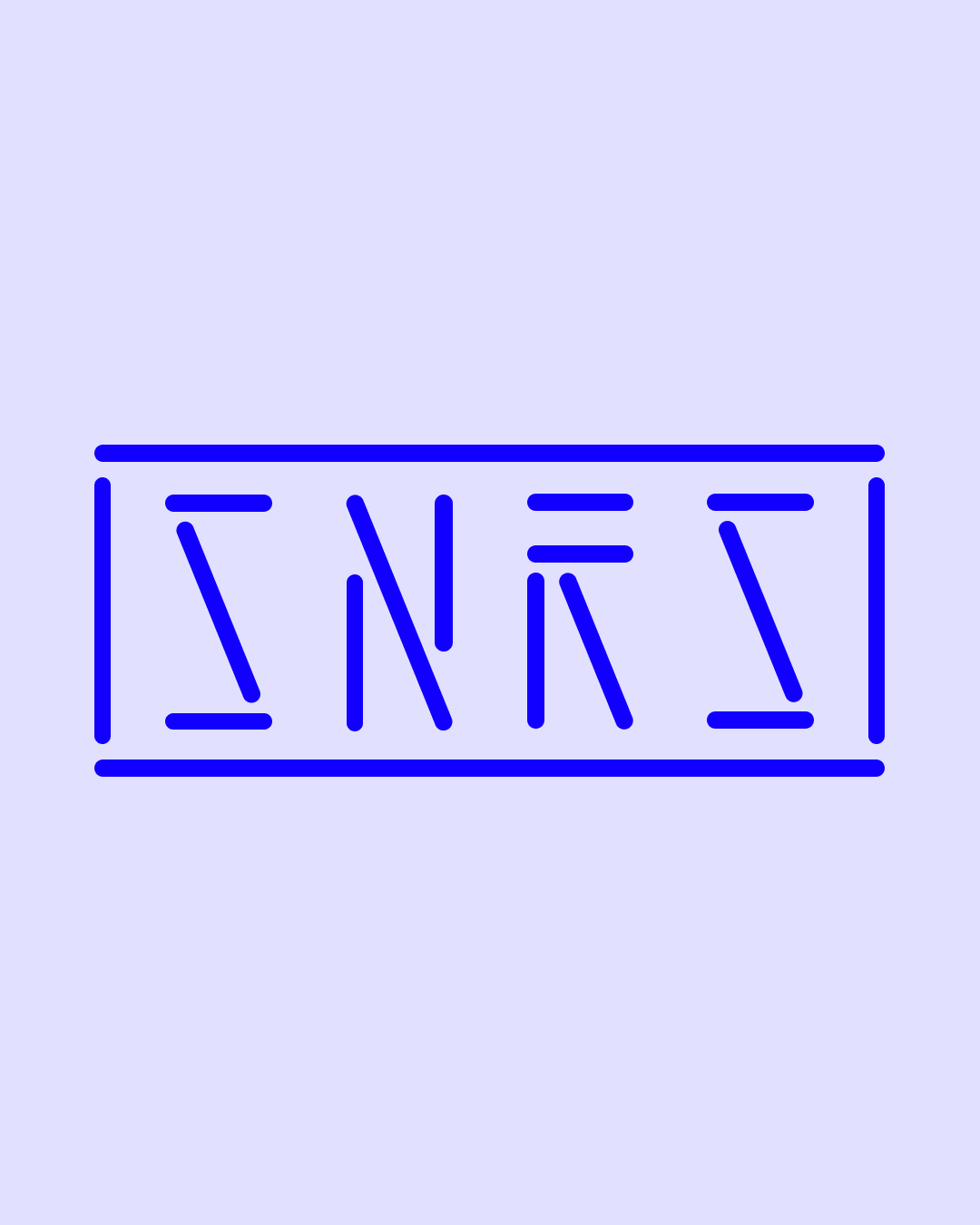 SNRS Diagonal Lettering Logo logo