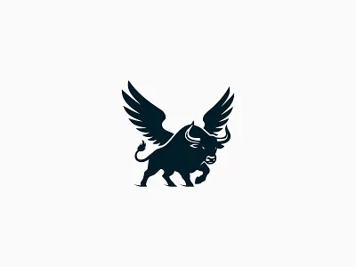 Bull Logo animal beef branding bull bull logo design emblem farm finance fitness illustration logo logo design mark nature power security sports strong vector