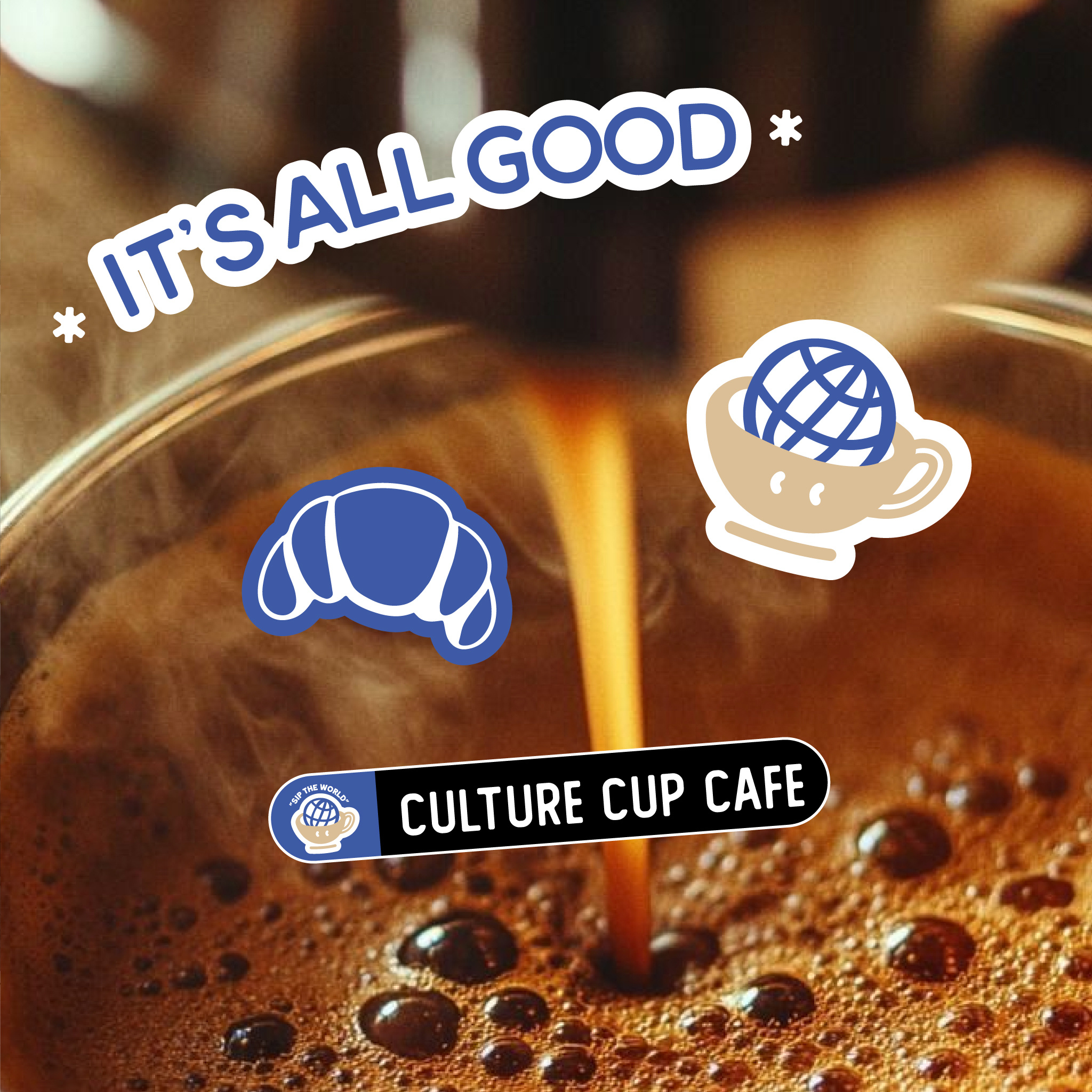 CULTURE CUP CAFE BRAND IDENTITY branding design graphic design illustration logo logo design typography