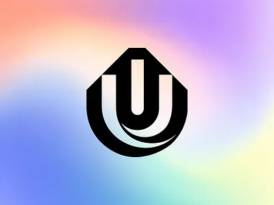 Upcore Logo ai branding core designer gradient identity letter u logo logos marketing sass tech tech brand technology ui up upcore