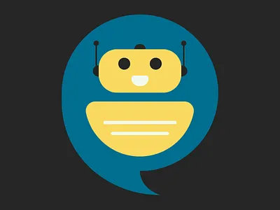 Chit ChatBot branding character design chatbot graphic design illustration logo logo design rebound shot weekly warm up
