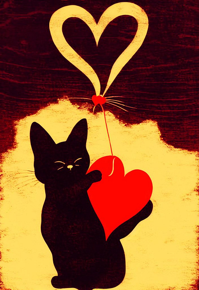 Cat Love 2d art artwork character conanjett concept design digital drawing illustration