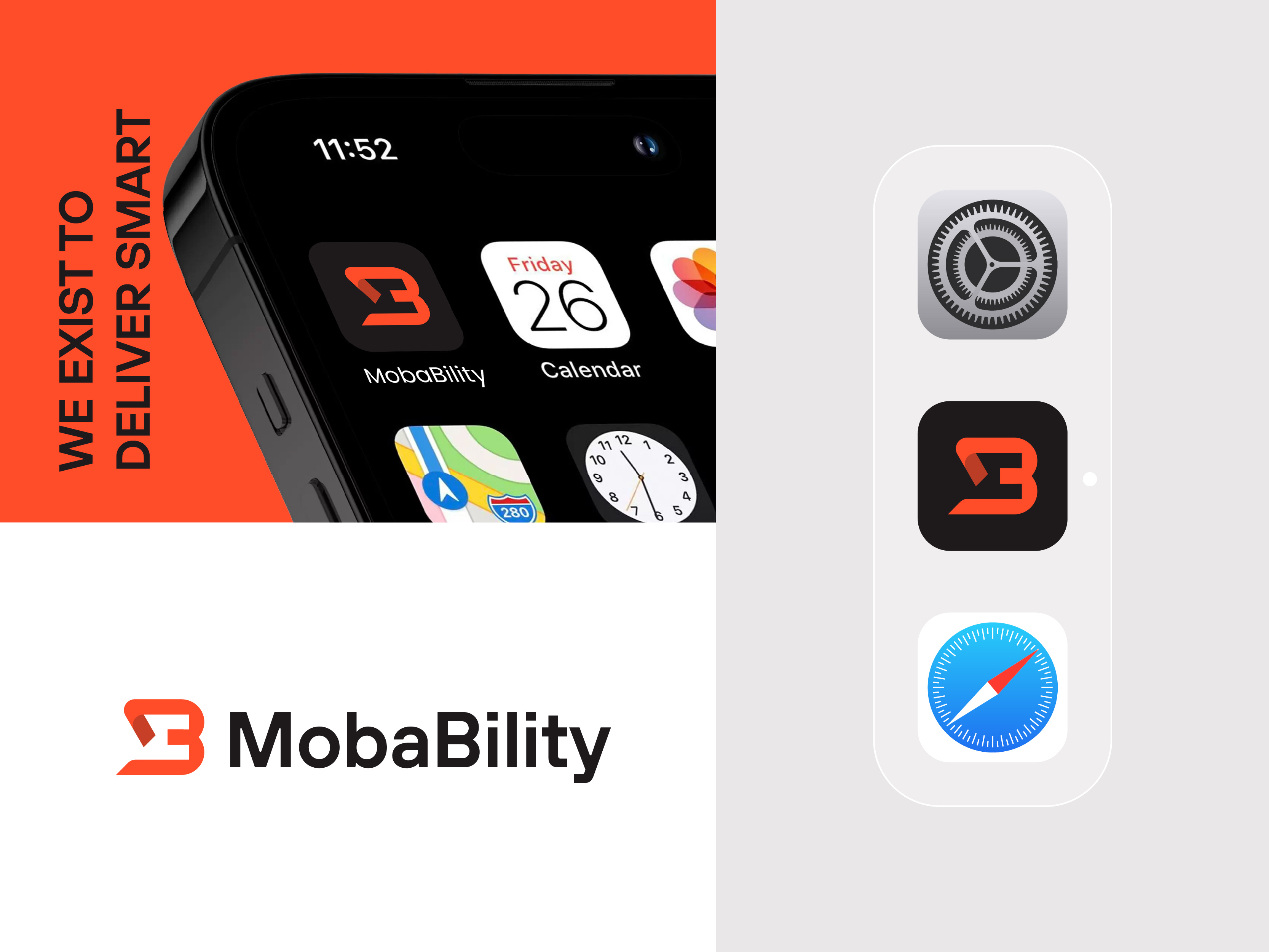 Mobability logo design. /app icon b logo brand brand identity branding icon identity logo logo design logo mark logodesign logos logotype m logo modern logo symbol