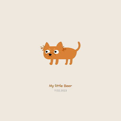 My little Beer, hug you.. animals animate design dogs graphic design icon illustration pets ui vector