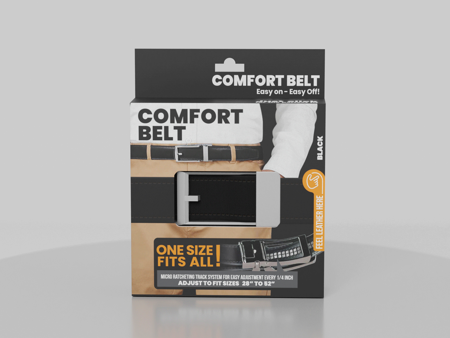Leather Belt Package Development 3d box package