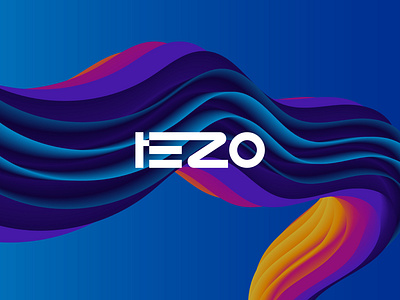 IEZO Logo Design lettering logo logodesign logos logotype typeface typography wordmark wordmark mockup