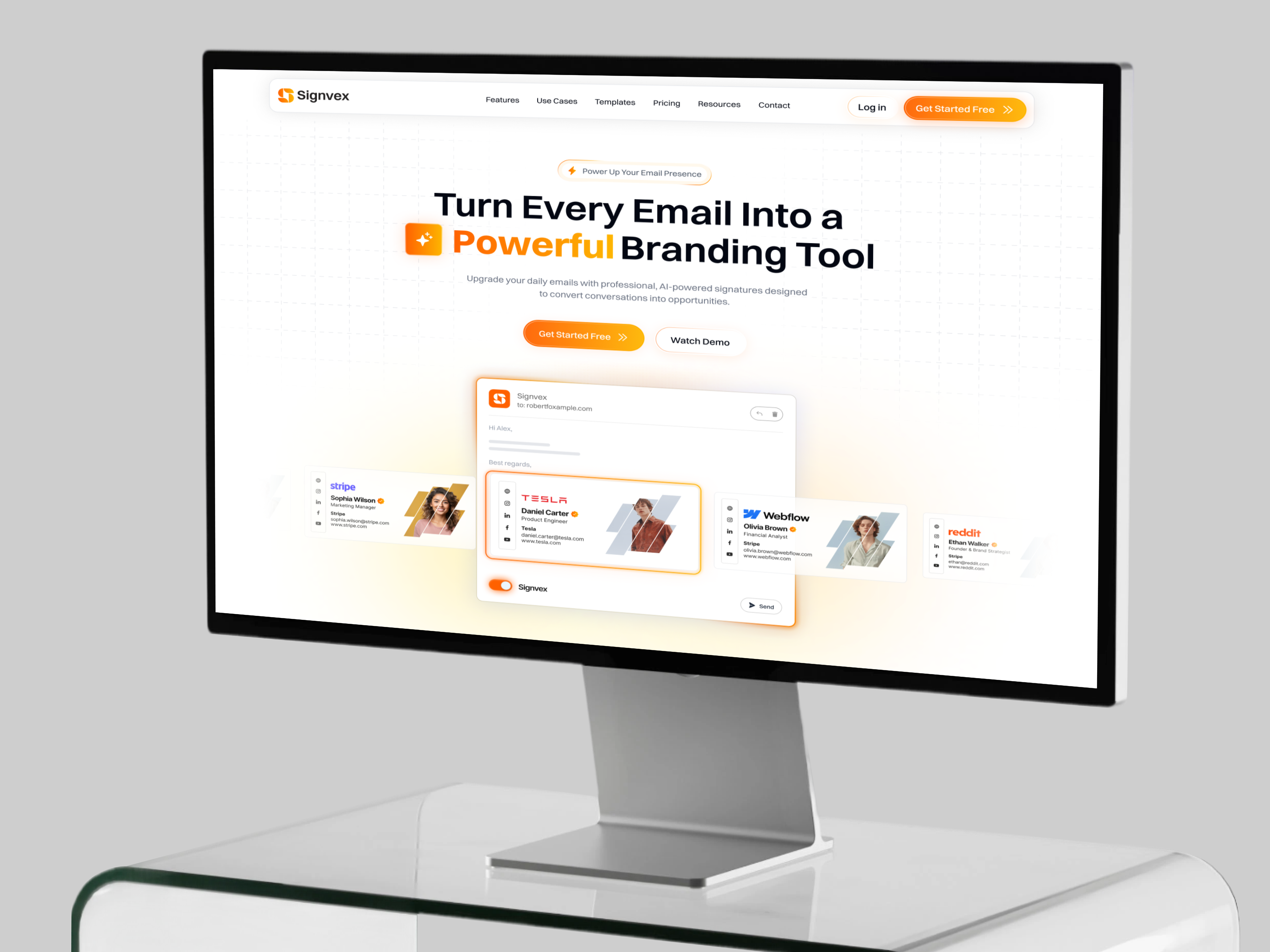 Example of Website UI/UX Design For Saa S Websites