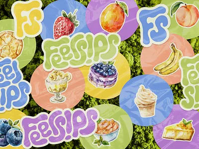 Stickers for Bold matcha branding, custom beverage logo design beverage bold brand design brand designer brand identity branding custom logo dessert fun graphic design graphic designer illustration logo logo design logo designer logomark logotype matcha stickers watercolor