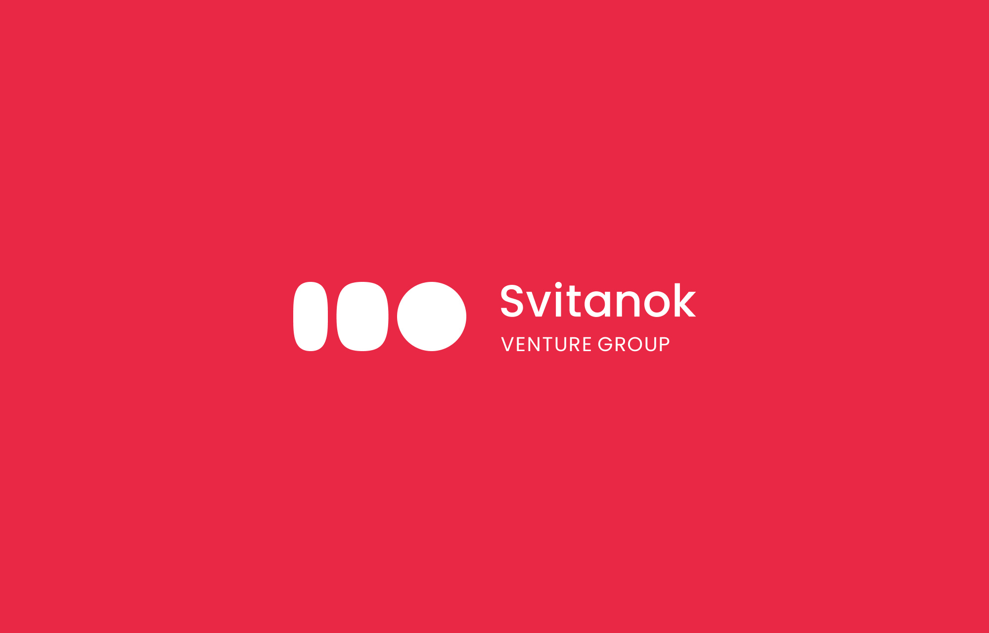 Svitanok Logo Animation branding circle design finance graphic design identity logo logo design red round venture