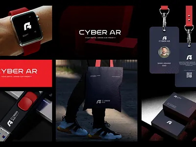Cyber AR — Brand Identity brandidentity branding cybersecurity cybersecuritybranding graphicdesign identitydesign logodesign visualidentity