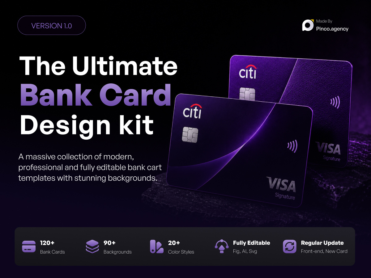 Modern Banking Cards Dashboard UI