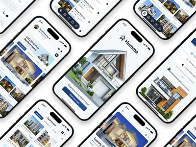 Redefining Real Estate: Meet Humma 🏠✨ house mobile app product design property propertyapp ui ui design uiux design ux ux design