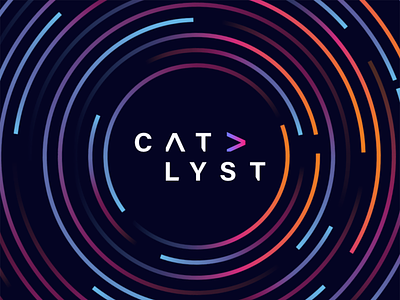 Catalyst Tech Logo and Branding agency arrow branding catalyst cities dark forward graphic design logo london singapore tech