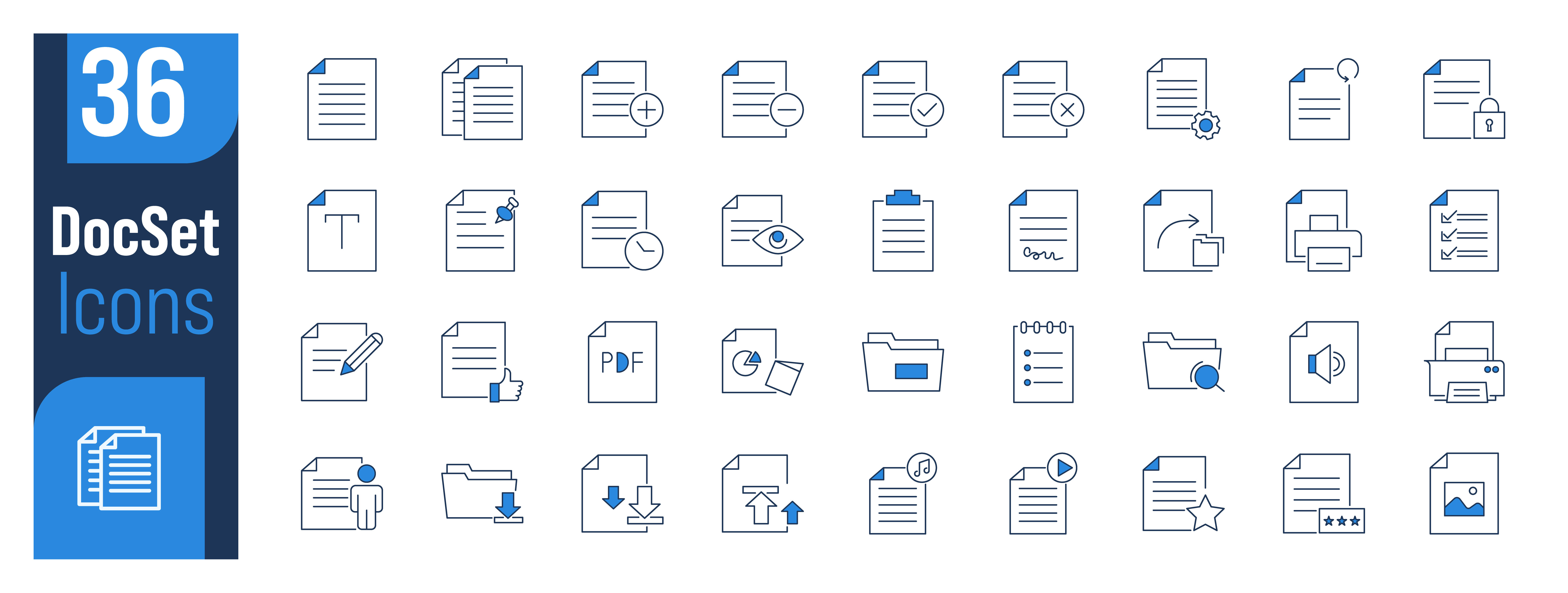 Document icon set app branding creative logo design document icons graphic design icons illustration illustration set logo logo design outline ui vector vector icons vector illustrations website icons website ui icon