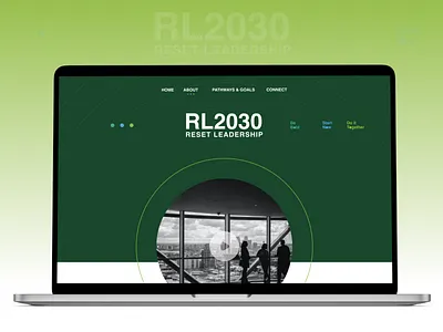 RL2030 Reset Leadership 2030 banner branding coverdesign fronteddesign frontend graphic design herobanner herodesign illustraion leadership leadershipprogram resetleadership trenddesign trending ui uiux website websitedesign websiteheroes