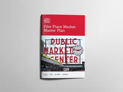 Pike Place Market Master Plan graphic design layout design master plan