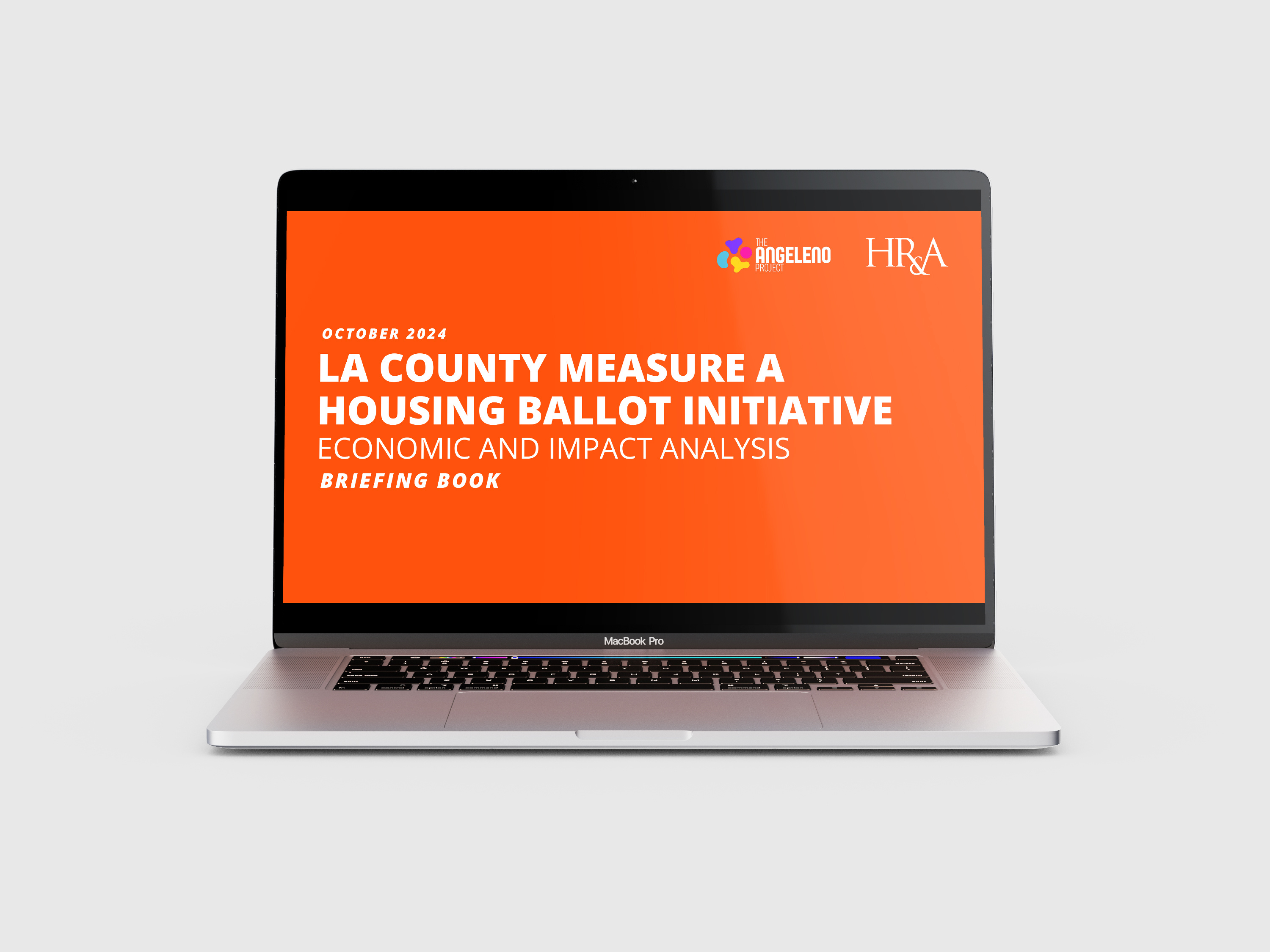 LA County Measure A Housing Ballot Initiative economic analysis economic study graphic design impact study presentation design