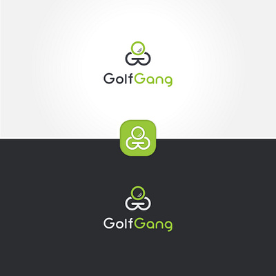 GolfGang Logo Design (For Sale) company logo corporate logo design golf company logo graphic design illustration logo mascot logo minimal logo modern logo vector