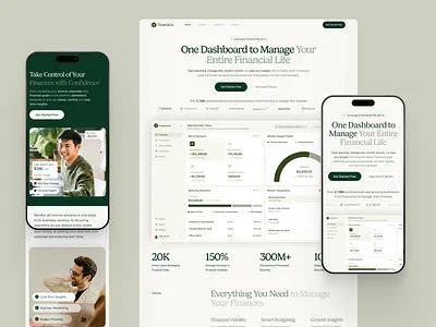 Fintech SaaS Website Design design design inspiration fintech website interface landing page product responsive design saas saas website startup ui web web app web design website design website redesign wingly