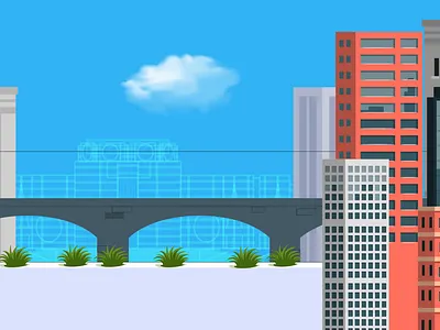 City train loop animation 2d animation animation cartoon animation concept animation design graphic design loop animation motion graphics vector animation