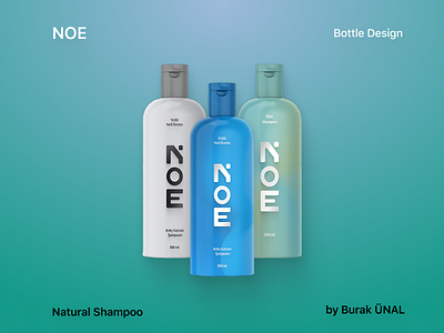 Shampoo Bottle Design bottle branding cosmetics design logo mockup shampoo