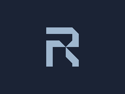 R Logomark abstract logo brand branding design lettermark logo design logomark logos mark r lettermark r logo