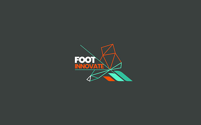 Foot Innovate brand branding color design foot foot innovate illustration innovate logo