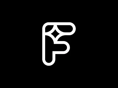 F logo design brand identity branding design f f logo letter f logo logo design logo designer logotype minimalist logo modern logo monogram logo spark star logo