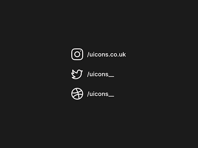 instagram, twitter and dribbble branding design figma graphic design iconography illustration logo mobile ui vector