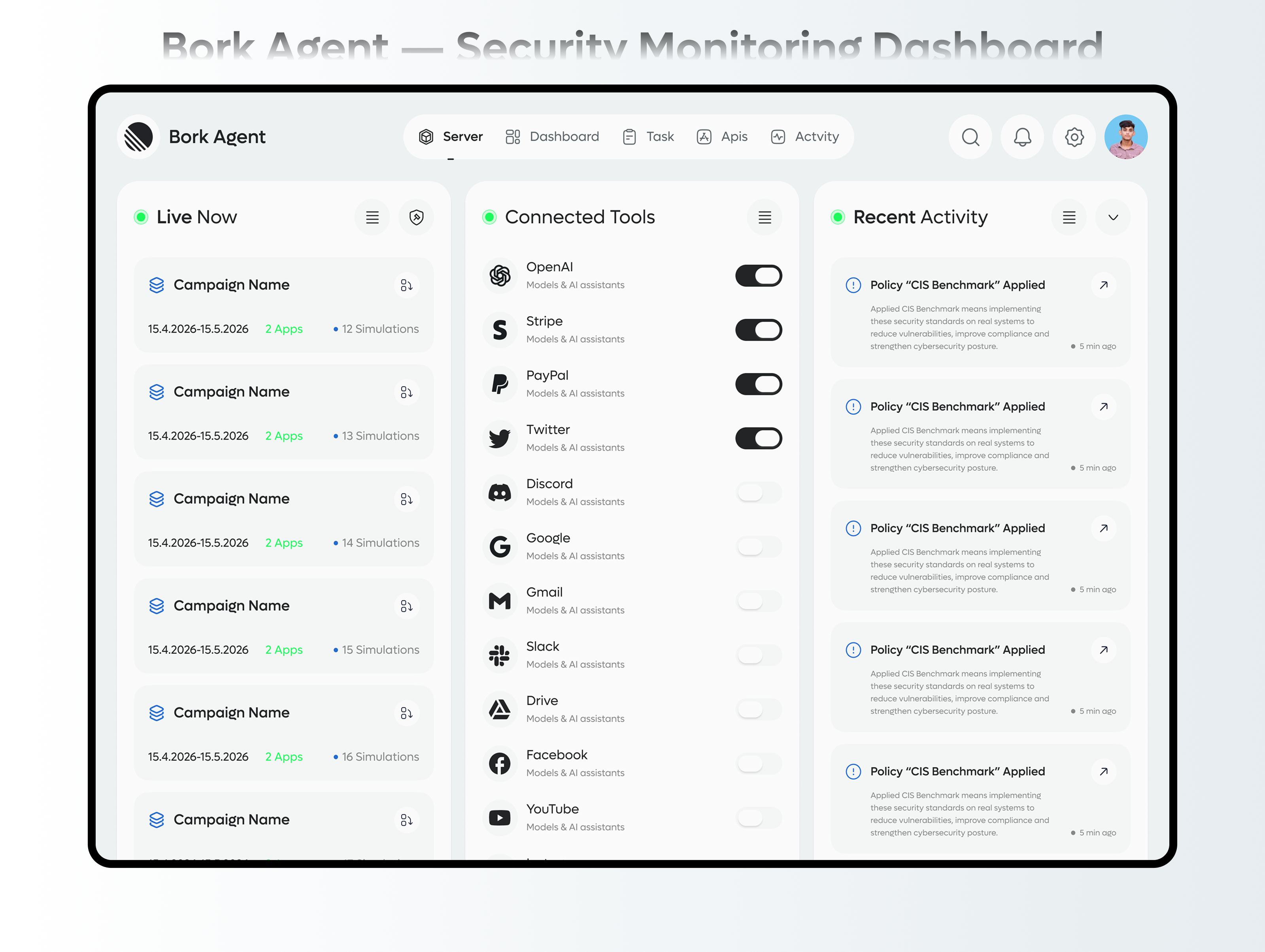 AI Agent Security Monitoring Dashboard admin dashboard b2b saas design compliance dashboard core app dashboard cyber security icons cyber security website cybersecurity dashboard dashboard dashboard saas dashboard ui modern dashboard saas dashboard security dashboard security diagram security logo security systems design ux design platform ux platform web dashboard
