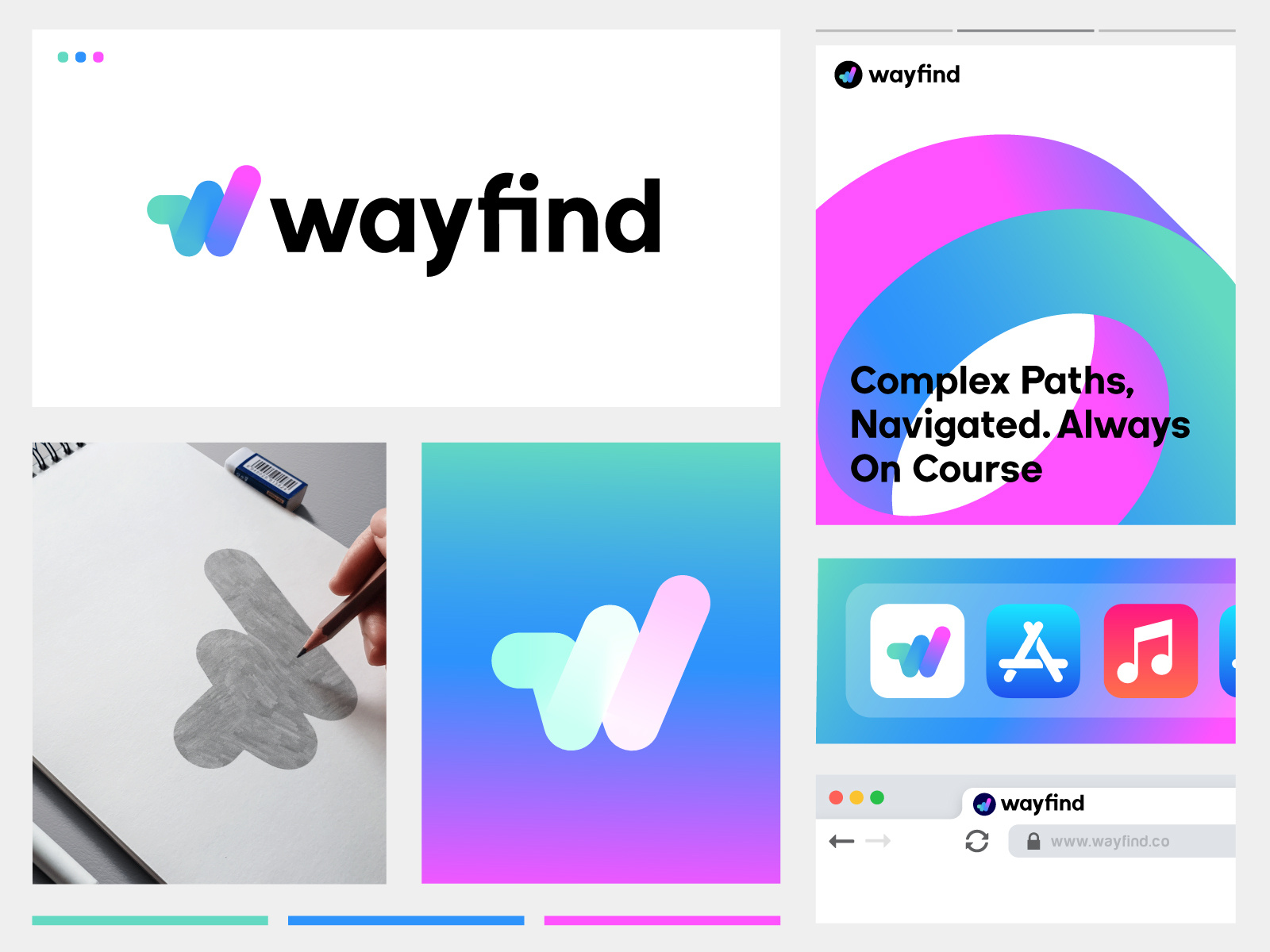 logo & brand identity design app icon brand identity branding graphic design icon illustration logo logo design modern logo w letter logo w logo