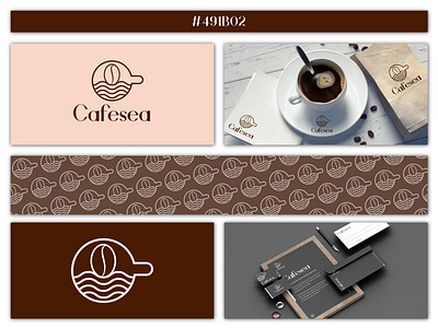 Cafesea Logo & Brand Identity 3d app branding design graphic design illustration logo ui ux vector