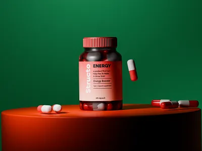 Health & Wellness Energy 3D Product Design 3d 3d product design 3d rendering amazon abc amazon listing amazon product graphic design