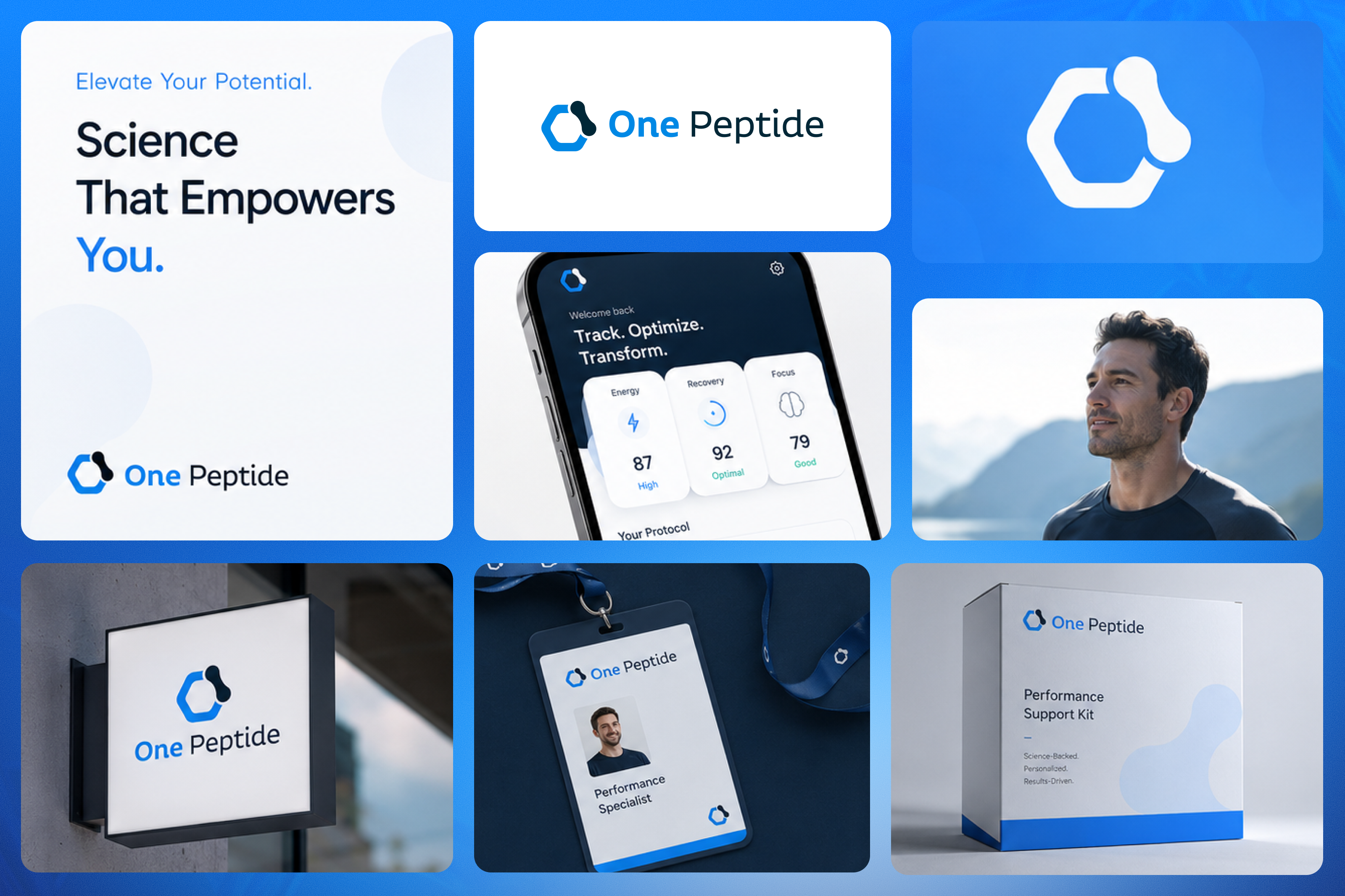 Example of Peptide Logo & Branding  Design